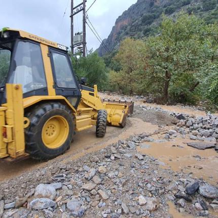 Ζημιές στη Χερσόνησο