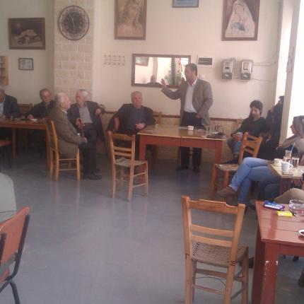 Περιοδεία υποψήφιου Δημάρχου Ηρακλείου, Μανώλη Συντυχάκη σε Βενεράτο - Βούτες – Δαφνές.