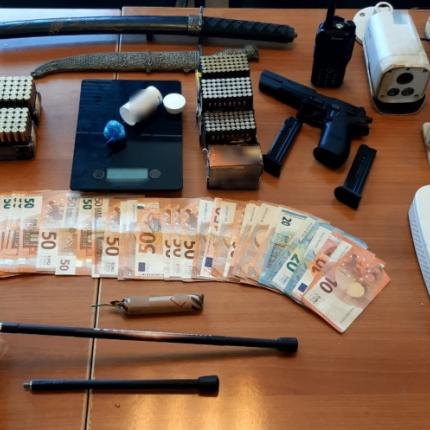 Τα ευρήματα της αστυνομίας.