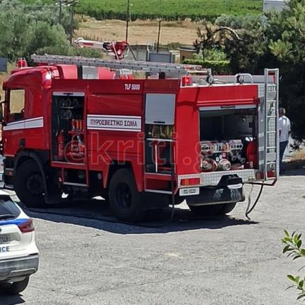 Η Πυροσβεστική έφτασε άμεσα στο σημείο.