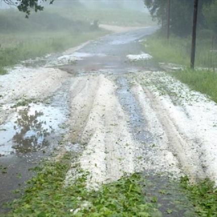 Έντονη η χαλαζόπτωση