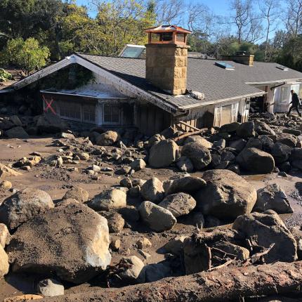 καλιφόρνια κατολισθήσεις