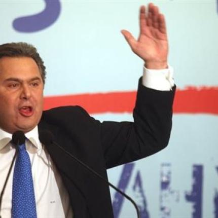 Π. Καμμένος: "Ο Σαμαράς έχει οδηγήσει τον λαό σε βαθύ σκοτάδι"