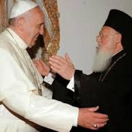 Πανηγυρική δοξολογία για την υποδοχή του Πάπα Φραγκίσκου στο Φανάρι