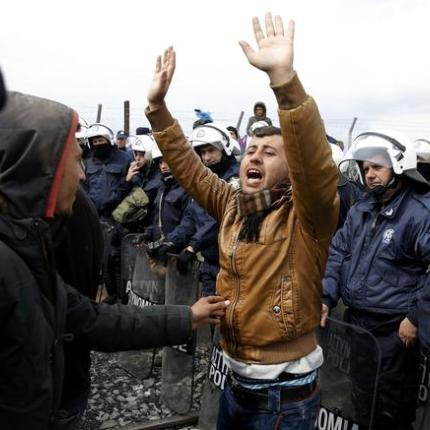 προσφυγες, ενταση,ματ