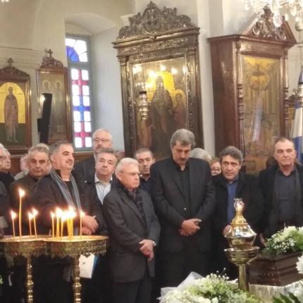 κηδεία αντώνη μπαλωμενάκη