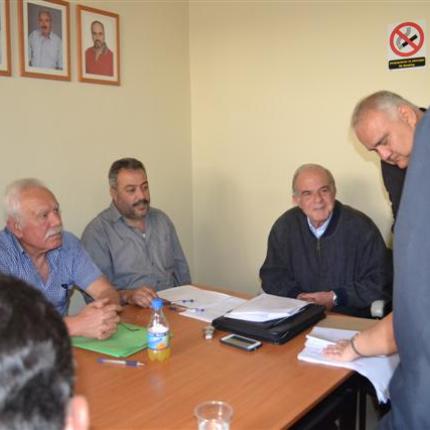 Τα γραφεία του 1ου Κυνηγετικού Συλλόγου Κρήτης επισκέφθηκε ο Β. Λαμπρινός