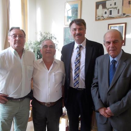 Ο Δήμαρχος Ηρακλείου υποδέχθηκε τον Δήμαρχο του Κelsterbach