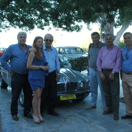 Ο Βασίλης Λαμπρινός στην 'Εκθεση Κλασικών Οχημάτων 