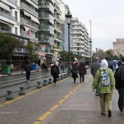 Θεσσαλονίκη: Πεζόδρομος μέχρι τις πέντε το απόγευμα η λεωφόρος Νίκης 