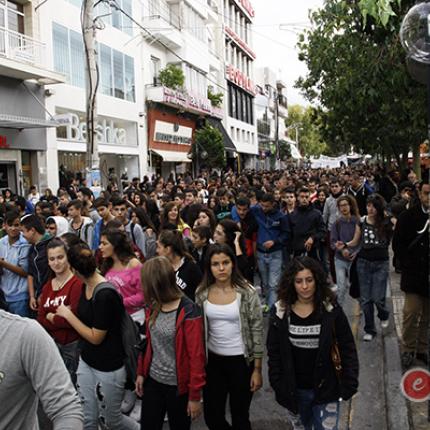 Και οι καθηγητές στο μαθητικό συλλαλητήριο της Τετάρτης στο Ηράκλειο