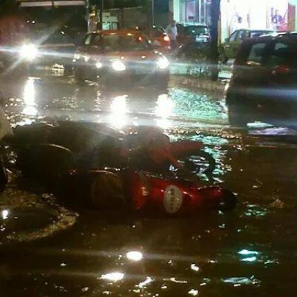 Λίγα λεπτά έντονης βροχής μετέτρεψαν το Ηράκλειο σε ... Βενετία
