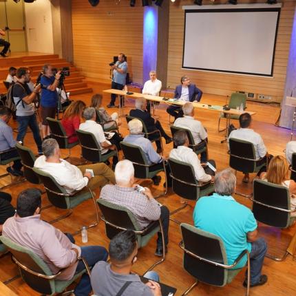 Από την εκδήλωση της ΠΕΔ Κρήτης στο Πολιτιστικό Κέντρο Ηρακλείου.
