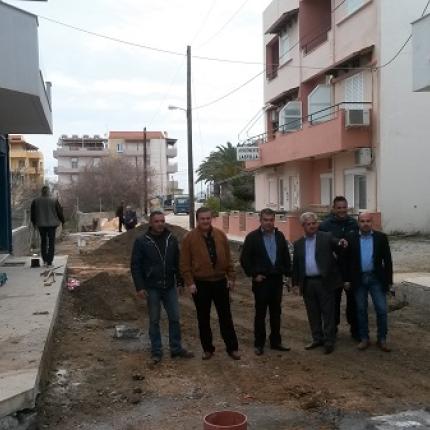 Ακόμα μία σημαντική παρέμβαση σε δρόμο της Αμμουδάρας
