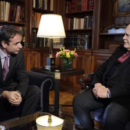 Η ανασυγκρότηση του κράτους θέμα στην συνάντηση του Κ. Μητσοτάκη με τον πρόεδρο της Δημοκρατίας