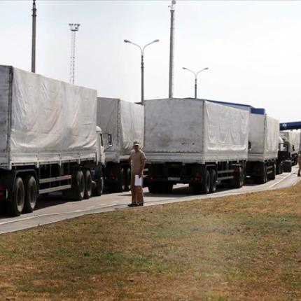 Στην ανατολική Ουκρανία πέρασε ρωσικό κονβόι 100 και πλέον φορτηγών