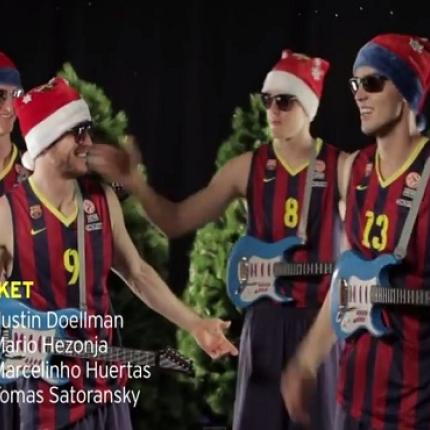 Χριστούγεννα με παίκτες της ... Barcelona (βίντεο)