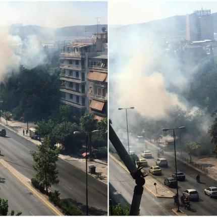 Φωτιά στο Πεδίον του Άρεως