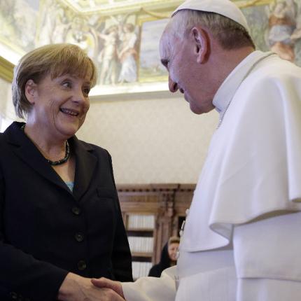 Συνάντηση Πάπα - Μέρκελ στο Βατικανό