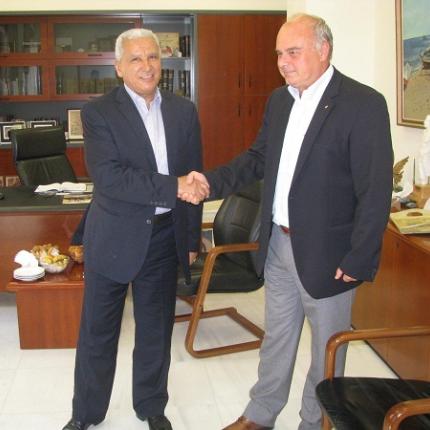 Ο Πρέσβης της Λιβύης στο Επιμελητήριο Ηρακλείου