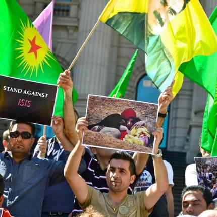 Διαδήλωση Κούρδων στο κέντρο του Σίδνεϊ