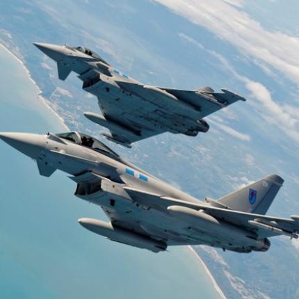 Σύγκρουση μικρού αεροσκάφους με Eurofighter