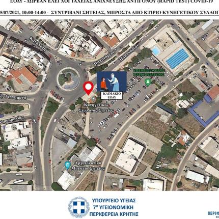 rapid test Σητεία