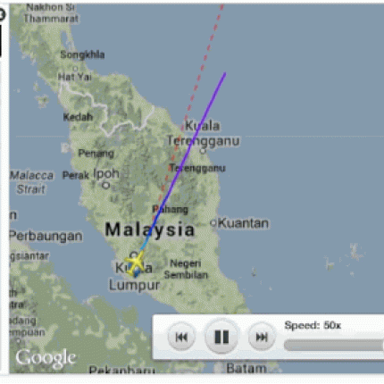 Έπιασαν σήμα απο το κινητό επιβάτη του Μαλαισιανού αεροσκάφους που χάθηκε 