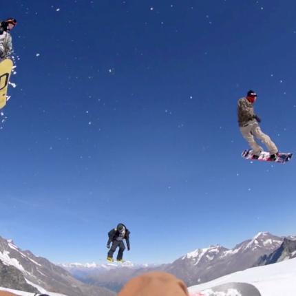 Snowboard που κόβει την ανάσα (βίντεο)