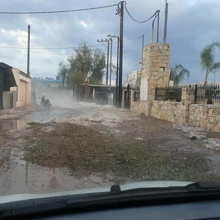 Ο Δήμος Χερσονήσου επλήγη από την κακοκαιρία