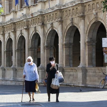 Στιγμιότυπο έξω από τη Λότζια