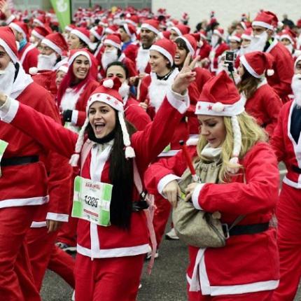 santa run