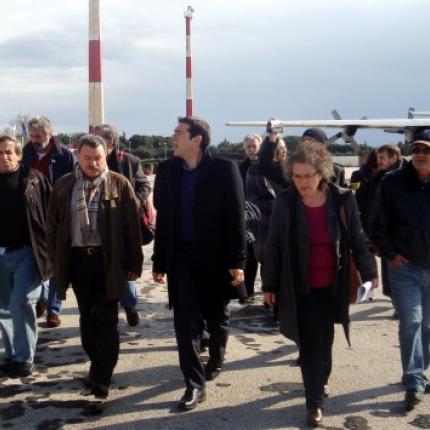 Αισιοδοξία Αλ.Τσίπρα από την Μυτιλήνη για το εκλογικό αποτέλεσμα