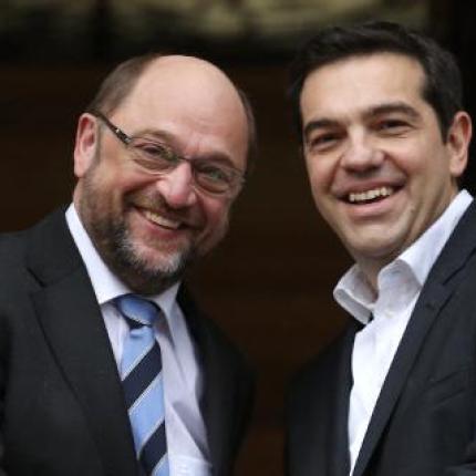Σούλτς για συνάντηση με Τσίπρα: Κάναμε μία ειλικρινή και ουσιαστική συζήτηση