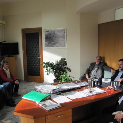 Ο Βασίλης Κεγκέρογλου στο Δήμο Μαλεβιζίου