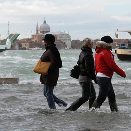 Όταν η Βενετία... πλημμυρίζει!