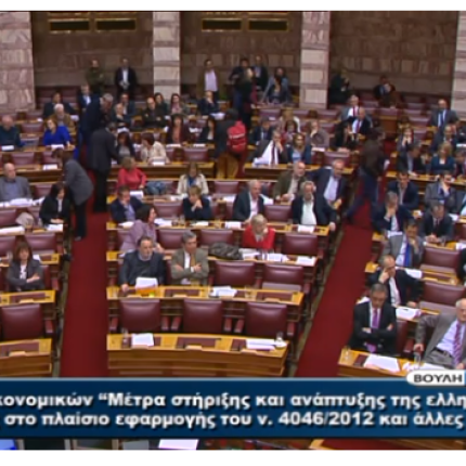 Υπερψηφίστηκε οριακά το πολυνομοσχέδιο απο τη Βουλή των Ελλήνων