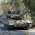 Κίνηση αρμάτων μάχης ΑΜΧ-30 της Εθνικής Φρουράς.