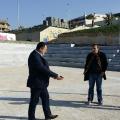 Με γοργούς ρυθμούς  οι εργασίες διαμόρφωσης του χώρου  δυτικά του Παραλιακού Μετώπου