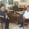 Συνάντηση Δημάρχου Ηρακλείου με υπ.Ευρωβουλευτή της " Έλιάς" Μ.Παπαιωάννου-Σφαέλου