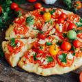 veggie pizza, vegan, διατροφή