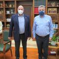 Επίσκεψη του Προέδρου του ΕΚΑΒ στον Περιφερειάρχη Κρήτης