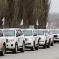 Οι παρατηρητές της Ειδικής Αποστολής Παρακολούθησης του ΟΑΣΕ στην Ουκρανία