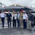 Επίσκεψη Υπουργού Άμυνας στο Γαλλικό αεροπλανοφόρο «Charles De Gaulle»