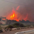 λέσβος βατερά φωτιά