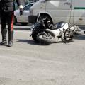 τροχαίο ατύχημα με μηχανή