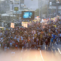 βελιγράδι διαδήλωση