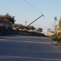 Πολλά προβλήματα δημιουργούν οι ισχυροί νοτιάδες που πνέουν στο νησί.