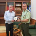 Επίσκεψη Διευθυντή Πεζικού ΓΕΣ στο Περιφερειάρχη Κρήτης