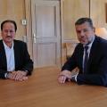 Ο κ. Hussain Sajwani, Ιδρυτή του Ομίλου DAMAC και κ. Γεώργιου Στάσση, Προέδρου και Διευθύνοντος Συμβούλου του Ομίλου ΔΕΗ 